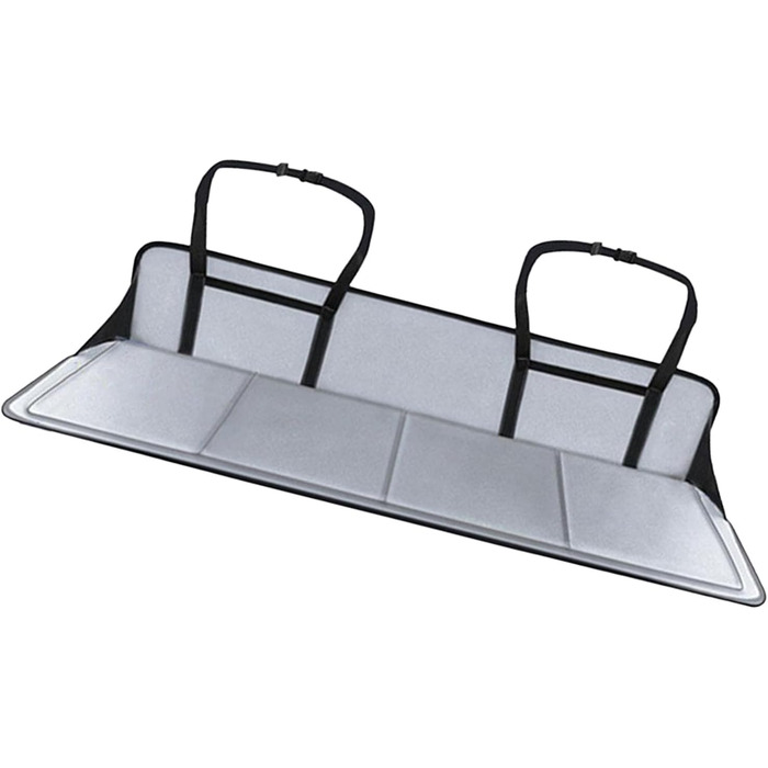 Розширювач для заднього сидіння автомобіля, 42 x 128 см, не надувний, розкладний, для багажника (сірий)