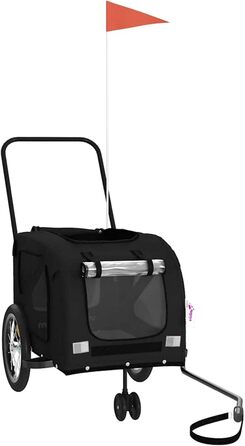 Фаркоп-причіп для собак Gecheer: міцний, з тканини Oxford та дахом з ПВХ, для безпечних та комфортних поїздок з домашніми тваринами