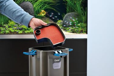 Зовнішній фільтр для акваріума OASE BioMaster² Thermo 600 з підігрівачем 300 Вт та передфільтром, для прісноводних та морських акваріумів до 600 л