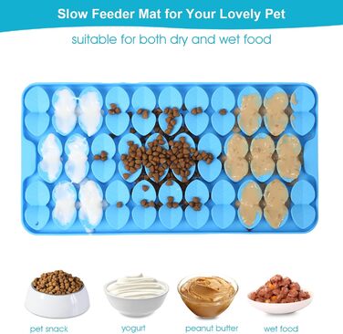 Силіконова пошукова килимок для собак (лист)