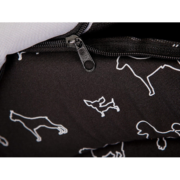 Будка для собак mittle L - 52x46x53 см, чорна, для собак