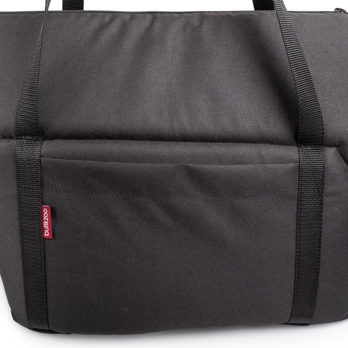 Сумка-переноска для собак Boutique Zoo - Чорний/Мінки, L (до 12 кг), 42x29x33 см