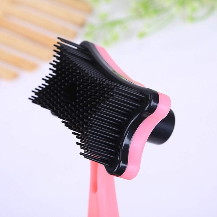 Гребінець для вичісування шерсті собак, розгладження волосся, видалення ковтунів, пластиковий гребінець для догляду за домашніми тваринами