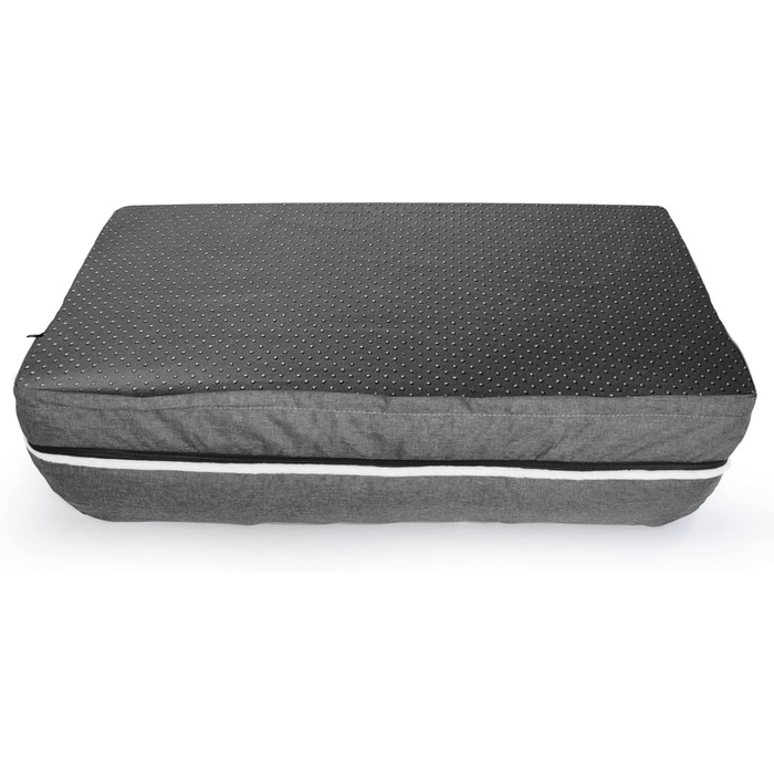 Ортопедичне ліжко для собак та котів з memory foam, розмір M, знімний водонепроникний чохол