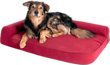 Подушка для собак Karlie Kissen Ortho Visco L, 60x48x21 см, червона