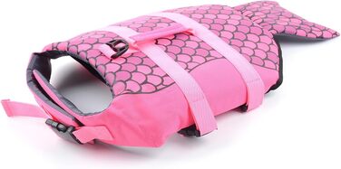 Світшот для собак 'Акула' - рятувальний жилет для Французького бульдога (розмір M, русалка)