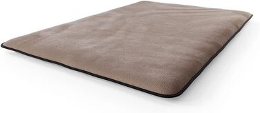 М'яка подушка-вкладиш для ліжка собаці Knuffelwuff, форма Globetrotter, розмір L, коричнева