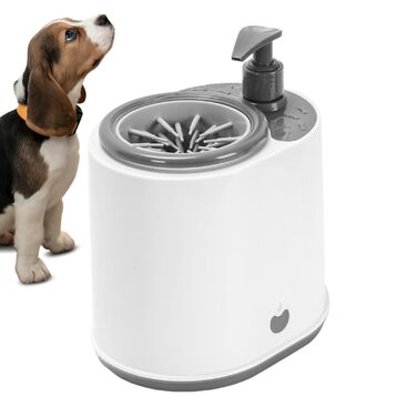 Автоматичний очисник лап для собак – електричний, портативний, USB-пристрій з мікрофіброю для догляду за шерстю