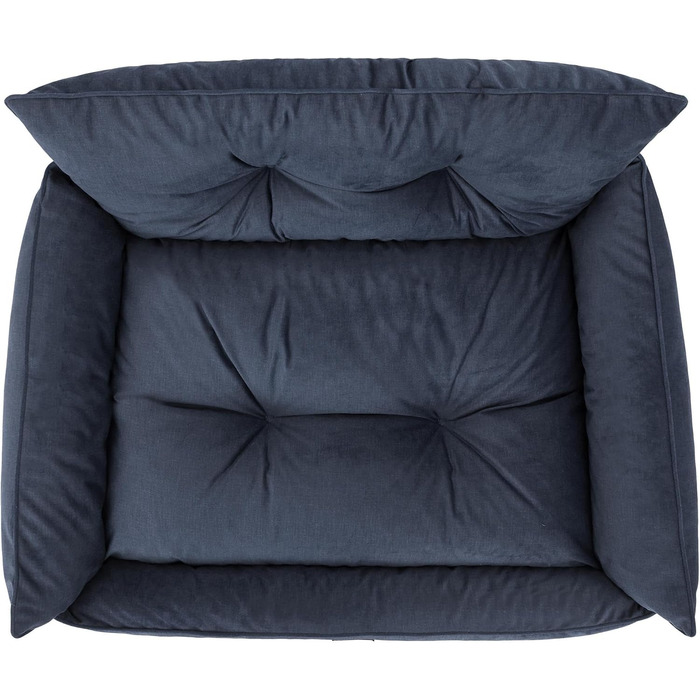 Ліжко для собак Joker Gesteppt, велике (106x80 см), Navyblau Fancy, для собак середніх та великих порід