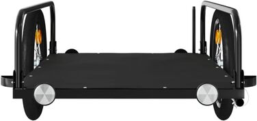 Причіп для велосипеда ARKEM Cargo чорний 126x63x34 см, вантажний, для собак, з кошиком