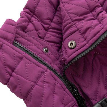 Теплий зимовий одяг для собак, жилет, куртка, для чотирилапих, вітро- та водонепроникний, з відбиваючими елементами, для Коргі та Такс, фіолетовий, D-M