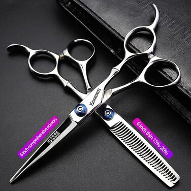 Набір професійних ножиць для стрижки волосся Sharonds 440C (6 дюймів, 3 шт. + 6 дюймів, 2 шт.)