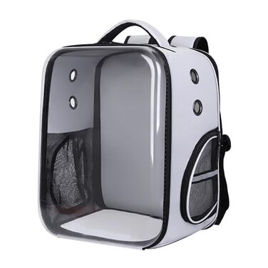 CIYODO Транспортна сумка для домашніх тварин: складана, прозора, з міцного PC та дихаючого Оксфорду. Підходить для собак та котів.