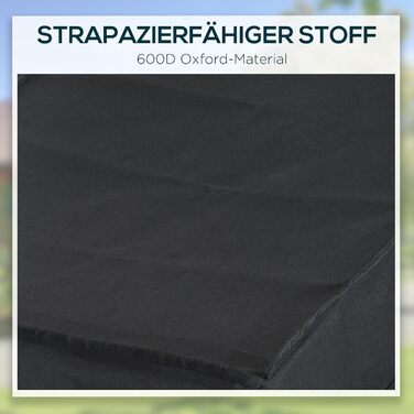 Причіп для велосипеда HOMCOM з тентом, вантажопідйомність до 40 кг, 144 x 59 x 80 см