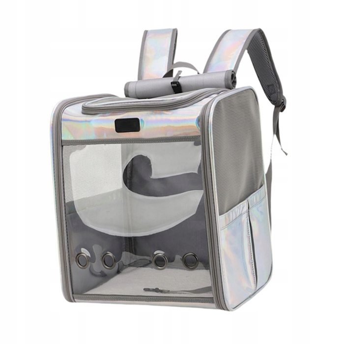 Переноска-рюкзак для котів та собак — кольорова дорожня сумка з регулюванням