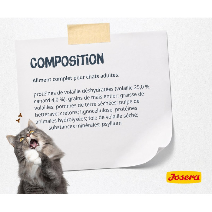Сухий корм для котів JOSERA Catelux з качкою та картоплею, 10 кг