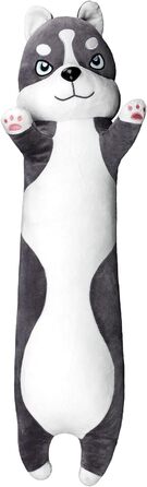 М'яка іграшка-подушка Хаскі, 80 см: плюшевий пес, подушка для сну, іграшка для дитини, декор кімнати