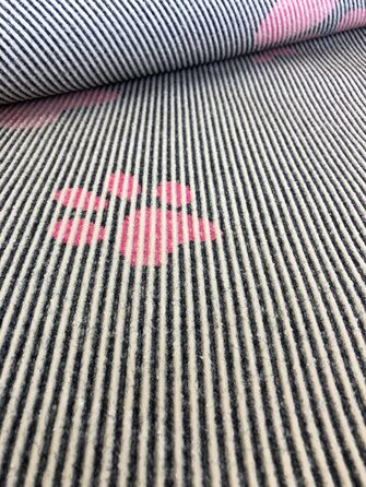 Килимок для собак Elropet Vetbed з матеріалу Vetbed, преміум-якість, 22 мм, для малих та великих собак, лежанка для собак S/M/L (M 100x80 см, темно-сірий + рожева лапка)