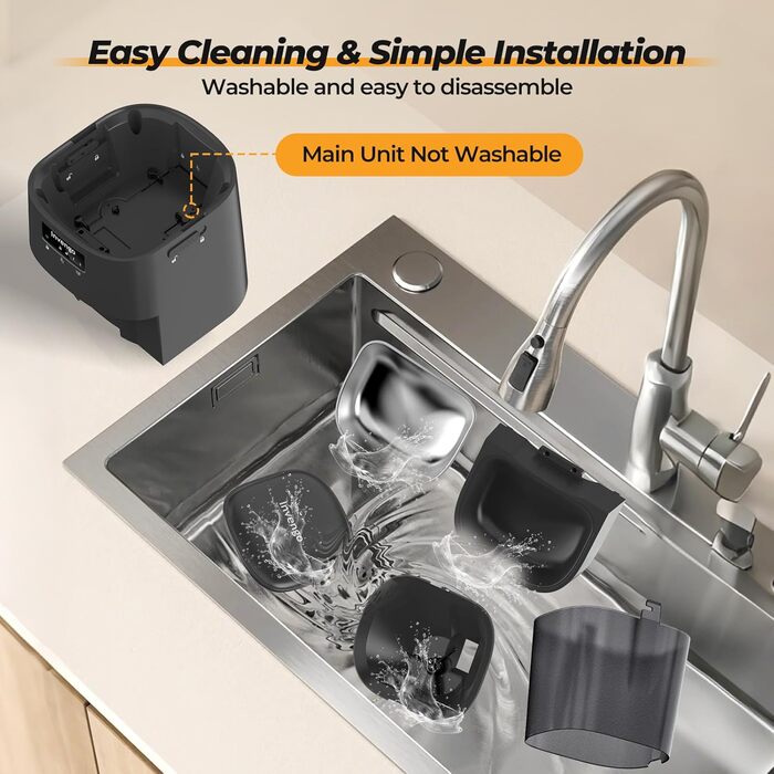 Автоматичний годівниця для котів та дрібних собак з керуванням через додаток, 5л, Wi-Fi, програмування порцій, антизастрягання, миска з нержавіючої сталі