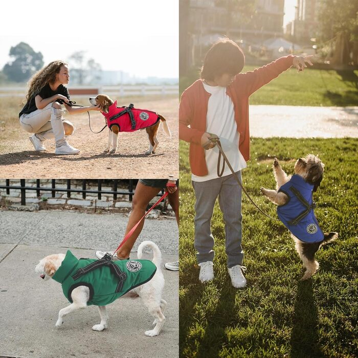 Водонепроникний теплий одяг для собак: куртка для маленьких, середніх та великих собак. Рожевий XS (37-42 см)