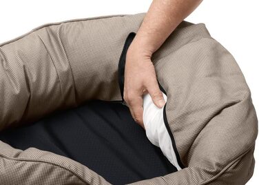 Софа для собак HUNTER Lancaster L, коричнева, 60 x 40 см