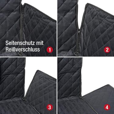 Автомобільна захисна ковдра JAMAXX з боковими захистами, водонепроникна, пральна, роздільна - ковдра з великими кишенями та блискавкою, повністю роздільна