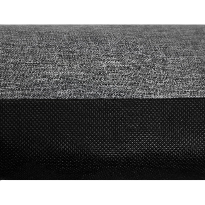 Крісло-ліжко для собак великих та середніх порід - зручне лежак для тварин, водонепроникне, 92x73 см (XL, чорний з сірим)