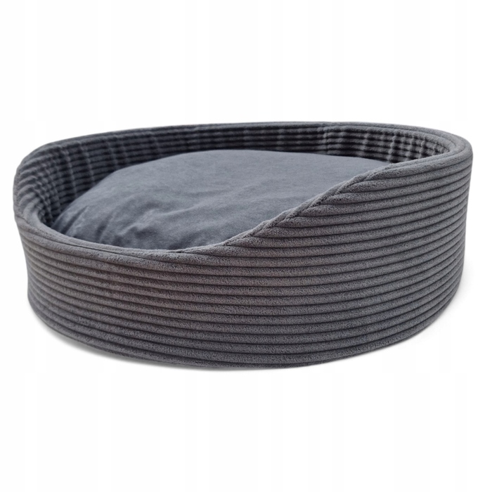 М'який манеж-лежак для собак Odol-Plusz, сірий, 55 см x 60 см