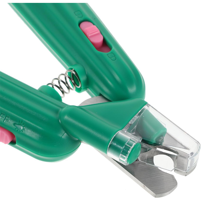 Триммер для нігтів домашніх тварин BESPORTBLE з неслизькою ручкою та світлом для котів, цуценят та дрібних тварин. Портативний, для використання в приміщенні та на вулиці. Безпечне зрізання та стрижка.