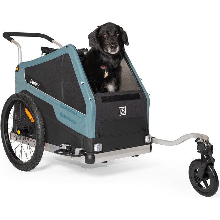 Причіп для тварин Burley Bark Ranger, чорний/синій, універсальний розмір
