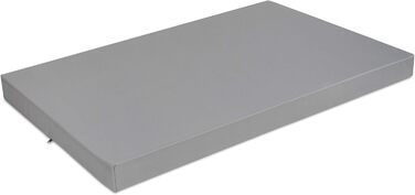 Килимок для собак SuperKissen24: лежанка, матрац для тварин - водовідштовхувальний, пральний - 120x80 см, сірий