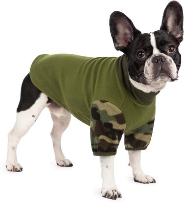 Теплий зимовий халат-піжама для собак, камуфляжний костюм, тепла куртка для собак, одяг для собак (зелений, 2XL, обхват грудей до 59.9 см)