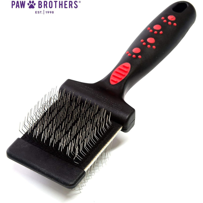 Двостороння м'яка щітка для тварин Paw Brothers, мала