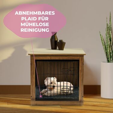 MaxxPet клітка для собак, металева, для малих порід, чорна, з двома дверима, 69x51x60 см, для дому