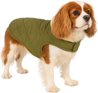 Зимовий теплий одяг для собак Flamingo Bonnie – зелений, розмір 40, преміум-якість, водонепроникний, з плюшевою підкладкою