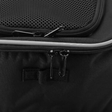 Переноска для тварин RIZGHWOY: водонепроникний та дихаючий велосипедний кошик для собак, сірий (BLACK)