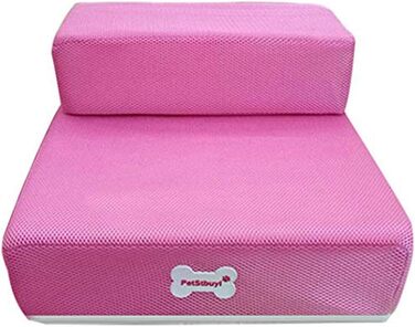 Східці для собак Левоберг - сходи для тварин для маленьких собак, котів, для ліжка (світло-рожевий)