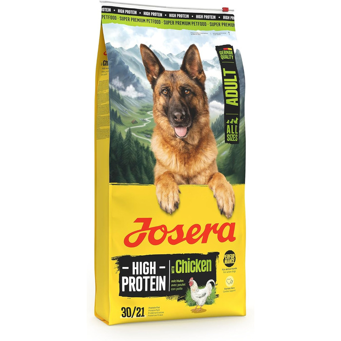 Сухий корм для дорослих собак Josera High Protein з куркою, 12.5 кг