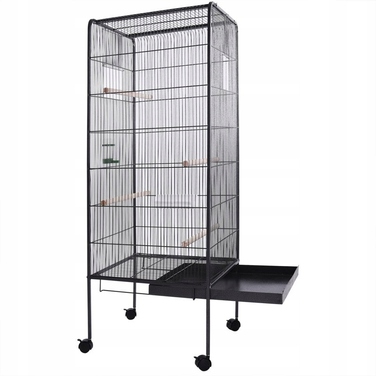 Вольєр Wideshop, 54 x 54 x 146 см, сірий