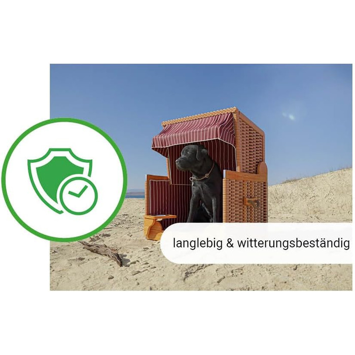 Клітка-лежанка для собак Outgarden з дерева, з ковдрою та мисками, чорна з блакитно-білим, для маленьких собак