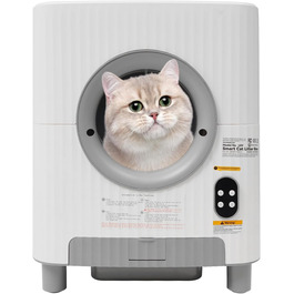 Автоматичний самоочисний лоток для котів з великим об'ємом. Електричний лоток для котів, інтелектуальний, самоочисний, великий, автоматичний.