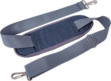 Сумка-переноска для собак BOUTIQUE ZOO XL (до 15 кг) – велика переноска для собак та котів – м'яка, складна, пральна – 52×35×39 см – (52 x 35 x 39 см, Деним)