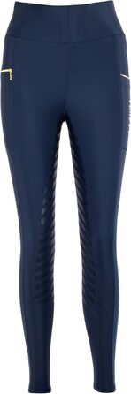 Легінси для верхової їзди Lazura Fenja | Повний силіконовий наповнювач | Рідзани з 2 кишенями для телефону | Легінси для верхової їзди Navy, розмір 36/38