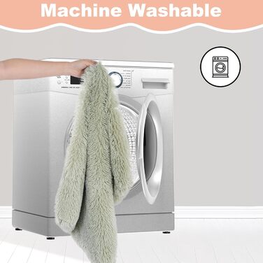 Водонепроникне собаче ліжко Bedfolks знімний, пральний чохол, м'який наповнювач з штучного хутра для великих собак, зручне ліжко-будка, 88,9 x 58,4 см, Темно-сірий (Large), Світло-зелений