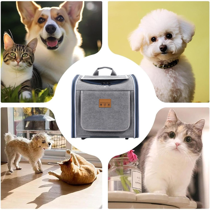 Фаркоп для велосипеда, переносна та складна сумка-переноска для собак | Кошик для собак та домашніх тварин на велосипед | Для прогулянок, безпеки, подорожей, сімейного велоспорту, активного відпочинку (коти та собаки)