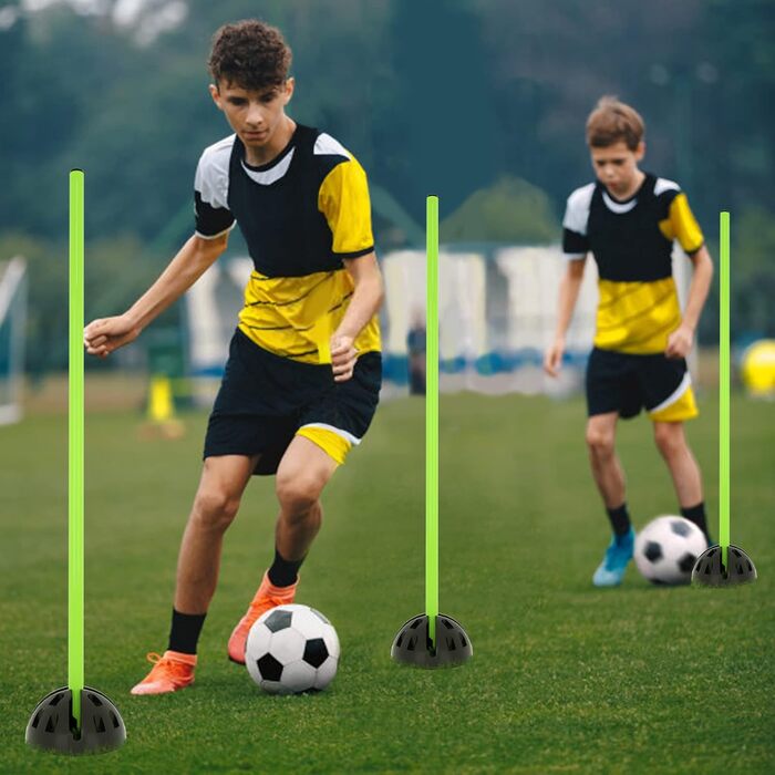 Набір стрибкових стіжок LZQ для розвитку спритності та координації. Ідеально для спортивних клубів та шкіл. Зелений колір