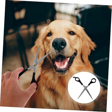 Набір професійних ножиць для грумінгу домашніх тварин KOMBIUDA (5 шт.) з ергономічними ручками