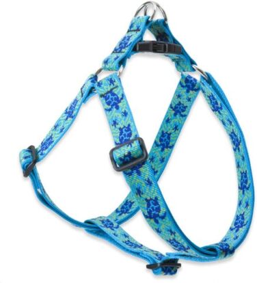 Шлея для великих собак Lupine Turtle Reef, 2,5 см, регульована, з візерунком