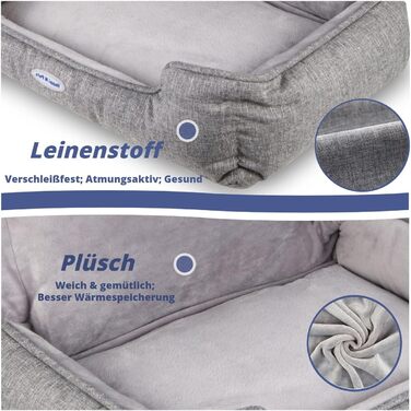 Килимок-гамак для котів на батарею Happi N Pets, сірий, 65 x 36 x 27 см