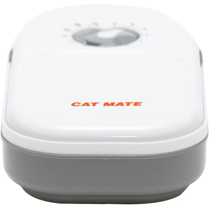 Cat Mate C100 автоматична годівниця з таймером для котів і малих собак, для вологого та сухого корму, до 400 г, біла